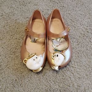 Little girls Mini Melissa beauty and the beast sz6